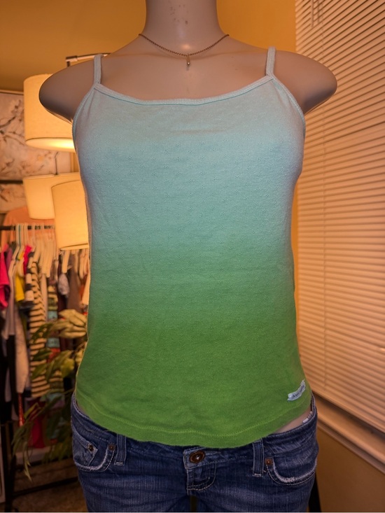 Abercrombie & Fitch Tops - VTG Abercrombie & Fitch Ombre Green Cami Tank Top S